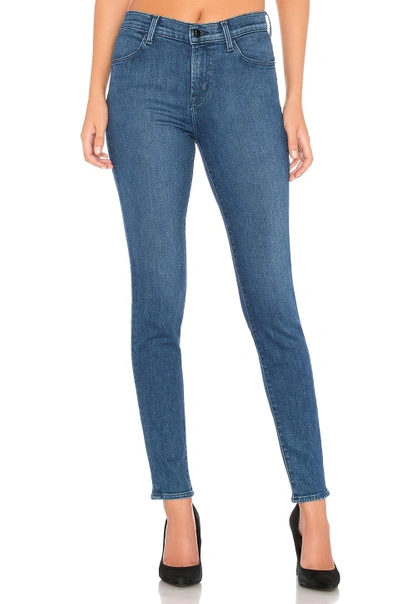J Brand Maria High Waist Skinny Jeans In Mid Denim