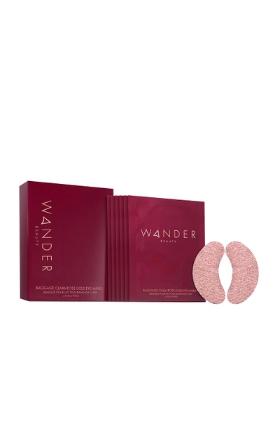 Wander Beauty Baggage Claim Rose Gold Eye Masks - Rose Gold (6 Pair) In Pink