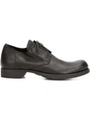 LOST & FOUND LOST & FOUND RIA DUNN ELASTIC PANEL DERBY SHOES - BLACK