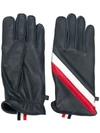 Thom Browne Quilted Deerskin Leather Glove In 960 Red/white/blue