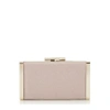 JIMMY CHOO J BOX Ballet Pink Fine Glitter Fabric Clutch Bag,JBOXXGC S