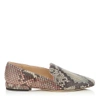 JIMMY CHOO JAIDA FLAT Rosewood Mix Painted Desert Python Square Toe Slippers,JAIDAFLATADP S