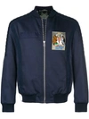 MR & MRS ITALY ANTARCTIC SURVEY CLUB PATCH BOMBER JACKET