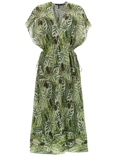 Andrea Marques Túnica Midi Dress - 绿色 In Green