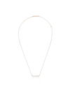 SUZANNE KALAN 18KT ROSE GOLD FIREWORK DIAMOND NECKLACE