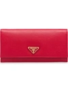 PRADA LOGO PLAQUE WALLET