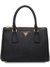 Prada Galleria Tote Bag In Black