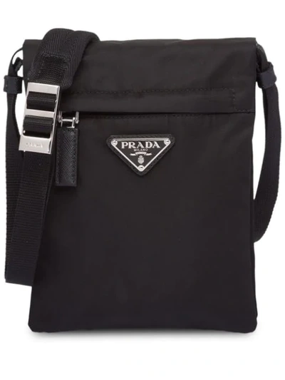 Prada Black Technical Fabric Shoulder Bag