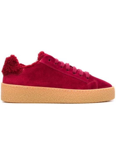 Dsquared2 Low Top Trainers In Red