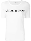 FRAME FRAME DENIM AMOUR FOU T恤 - 白色