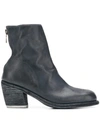 GUIDI REAR ZIP ANKLE BOOTS