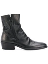 FIORENTINI + BAKER FIORENTINI + BAKER COHEN CUBAN HEEL BOOTS - BLACK