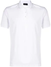 Emporio Armani Cotton Polo Shirt In White