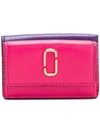 MARC JACOBS MARC JACOBS SNAPSHOT MINI TRIFOLD WALLET - 粉色