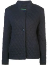 CASEY CASEY CASEY CASEY QUILTED FITTED JACKET - BLUE