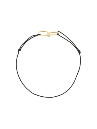 Annelise Michelson Extra Small Wire Cord Bracelet - 黑色 In Black