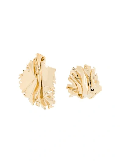 Annelise Michelson Sea Leaves Earrings In Gold
