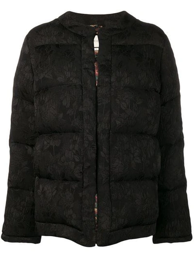 Gucci Floral Quilted Jacket In Black
