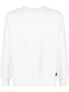 U.P.W.W. U.P.W.W. LONG-SLEEVE FITTED SWEATSHIRT - WHITE