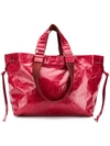 Isabel Marant Wardy New Shopper Tote Bag In Red