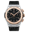 HUBLOT 521.NO.1181.LR CLASSIC FUSION TITANIUM KING GOLD WATCH,757-10001-236560