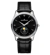 JAEGER-LECOULTRE 1368470 MASTER STAINLESS-STEEL AND LEATHER WATCH,757-10001-Q1368470