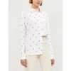 RAILS KATE CHILLI-PRINT CREPE SHIRT