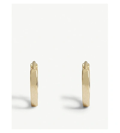 Astrid & Miyu Mystic Simple Huggies Earrings In Gold