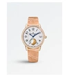 JAEGER-LECOULTRE RENDEZ-VOUS MOON PINK-GOLD AND LEATHER WATCH,757-10001-Q3572420
