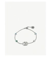 GUCCI GG MARMONT STERLING SILVER AND MOTHER-OF-PEARL BRACELET,759-10001-YBA527393001016