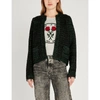 SANDRO PATCH POCKET KNITTED CARDIGAN