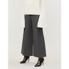 JOSEPH DANA STRETCH-WOOL WIDE-LEG TROUSERS