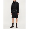 THE KOOPLES HIGH-NECK WOOL-BLEND TRENCH COAT