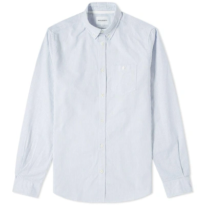Norse Projects Anton Oxford Shirt In Blue