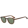 Moscot Loren Round-frame Tortoiseshell Acetate Sunglasses In Brown