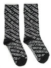 VETEMENTS VETEMENTS LOGO PRINT SOCKS