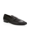 DUNHILL MEN'S ENGINE TURN SOFT LEATHER LOAFERS,400099297370