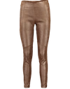 Brunello Cucinelli Metallic Leather Legging