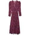 ULLA JOHNSON Purple Sumac Izar Dress