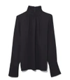 MARC JACOBS Black Long Sleeve Collar Top