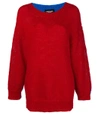 CALVIN KLEIN 205W39NYC Multicolor Oversized Sweater
