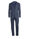 Corneliani Academy Solid Suit In Navy
