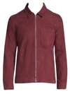 J. LINDEBERG Jonah Zip Suede Jacket