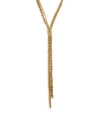 EMANUELE BICOCCHI 24K Gold-Plated Sterling Silver Braided Lariat Necklace