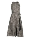 DEREK LAM Sleeveless Asymmetric Floral Dress