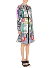 VERSACE Temple Print Belted Shirtdress