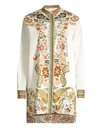 ETRO Paisley Leaf-Print Cotton Tunic