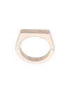 PARTS OF FOUR GEOMETRIC MATTE RING