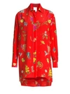 ETRO Lucky Charms Red Tunic Blouse