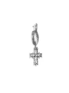 EMANUELE BICOCCHI Sterling Silver Single Cross Earring